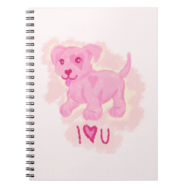 Cuaderno Pink Puppy (Frente)