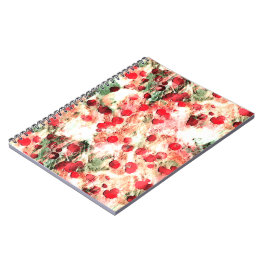 Cuaderno Pink Red Dirty Polka Dot Grunge