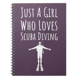 Cuaderno Pink Scuba Diving Gift For Girls Diver Water Sport