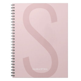 Cuaderno Pink Simple Moderno Gran Personalizado de diversió