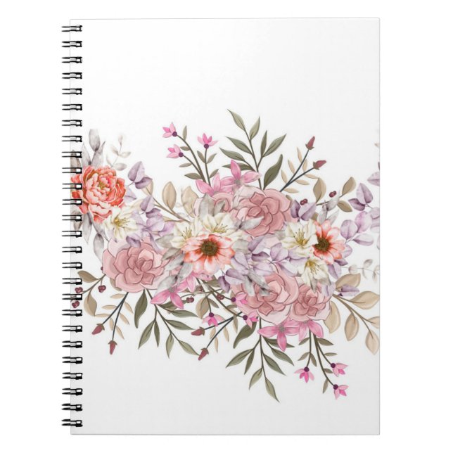 Cuaderno Pink Wedding Bouquet (Frente)