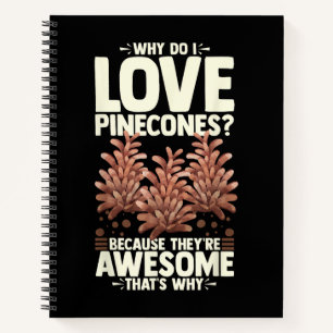 Cuaderno Pino Árbol Divertida Planta Montaña Bosque
