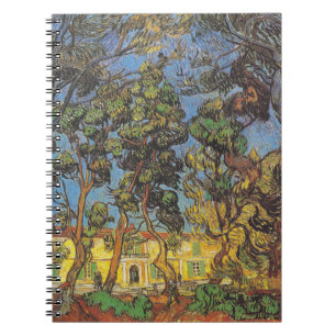 Cuaderno Pinos de Van Gogh - Arte Clásico de Jardín