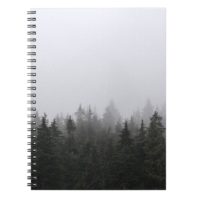 CUADERNO PINOS VERDES BAJO CIELO BLANCO (Frente)