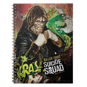 Cuaderno Pintada del carácter de Croc del asesino del