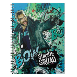 Cuaderno Pintada del carácter del bumerán del pelotón el