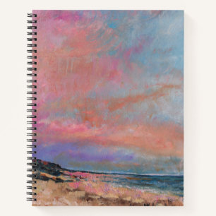 Cuaderno Pintado Beach Pink Sunset