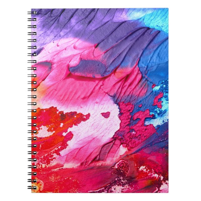 Cuaderno Pintado de bloc de notas en espiral (Frente)