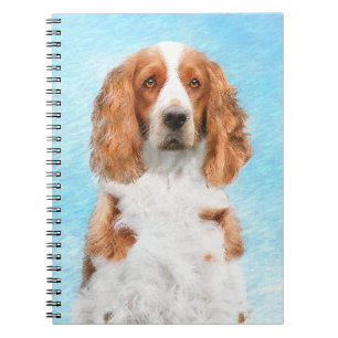 Cuaderno Pintado español de Springer galesa - Arte de perro