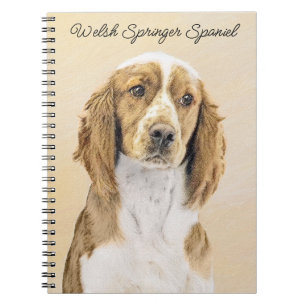 Cuaderno Pintado español de Springer galesa - Arte de perro
