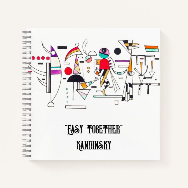 Cuaderno Pintando "Easy Together" por Kandinsky Personalize (Anverso)