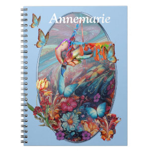 Cuaderno Pintando flores de fantasía que expresan la natura