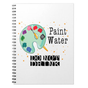 Cuaderno Pintar agua no beber