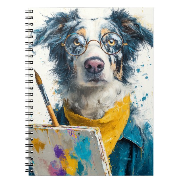 Cuaderno Pintor de Perros Artísticos Retrato (Frente)