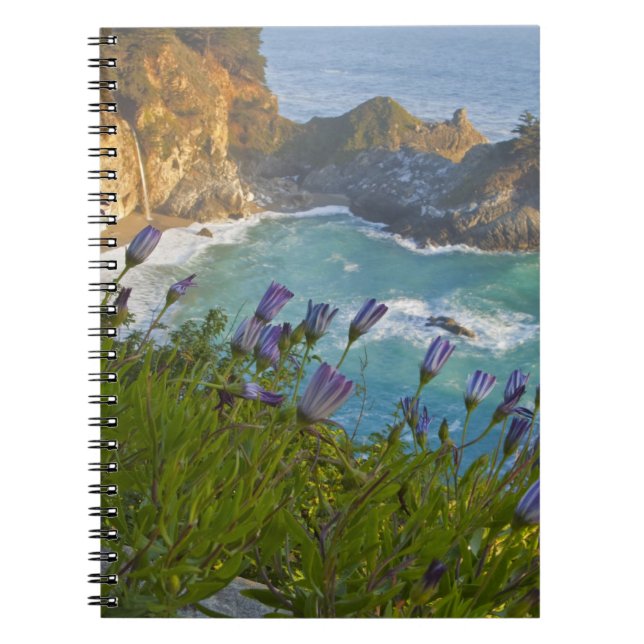 Cuaderno Pintoresca McWay Falls cae en la playa y (Frente)