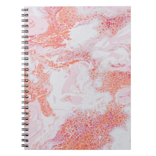 Cuaderno Pintura abstracta azul y blanco (Frente)