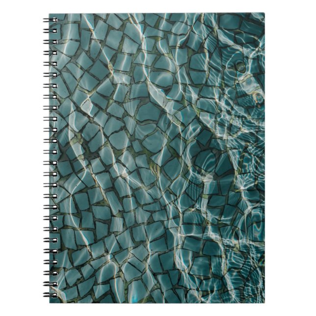 Cuaderno Pintura abstracta azul y blanco (Frente)