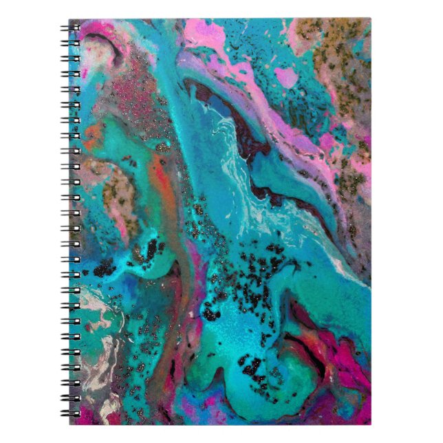 Cuaderno Pintura abstracta colorida (Frente)