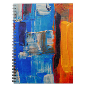 Cuaderno Pintura abstracta de diversos colores
