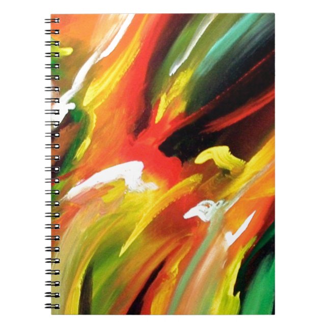 Cuaderno Pintura abstracta de expresionismo (Frente)