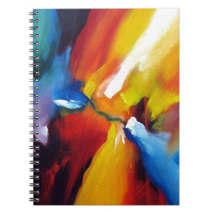 Cuaderno Pintura abstracta de expresionismo