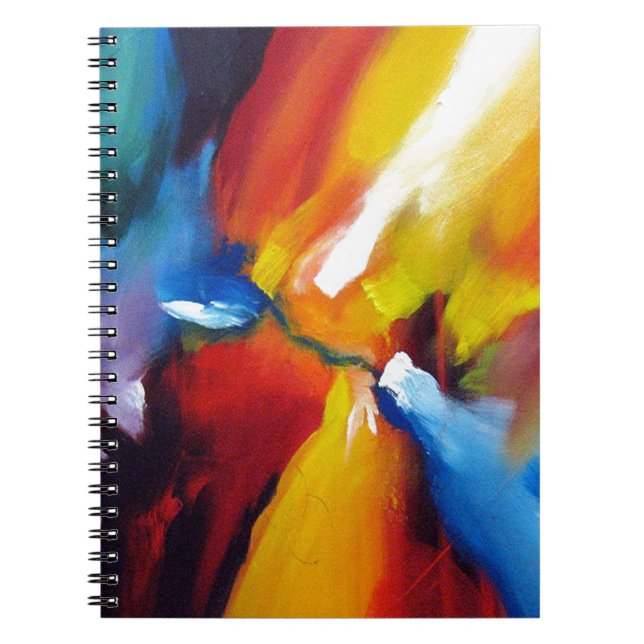 Cuaderno Pintura abstracta de expresionismo (Frente)