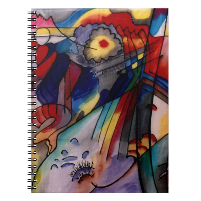 Cuaderno Pintura abstracta de Kandinsky 1913 (Frente)