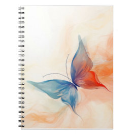 Cuaderno Pintura abstracta de mariposa