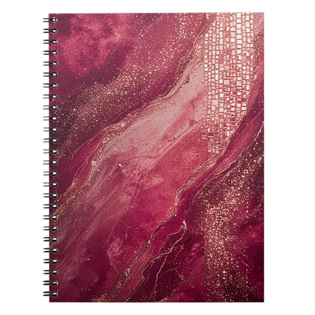 Cuaderno Pintura abstracta elegante (Frente)