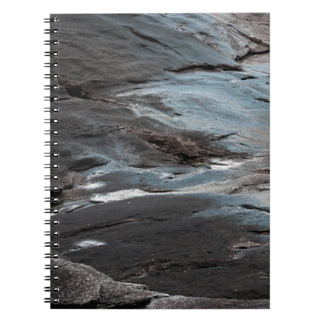 Cuaderno Pintura abstracta en negro y gris (Frente)