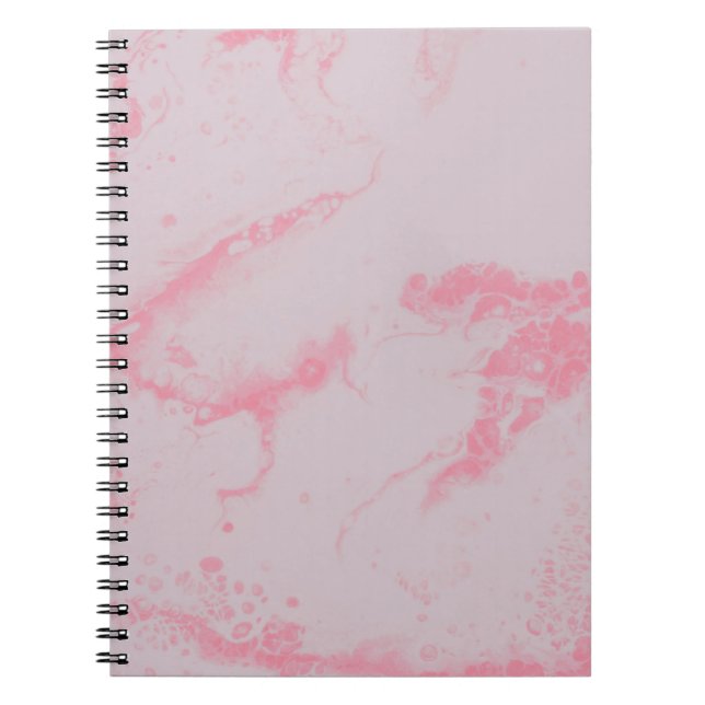 CUADERNO PINTURA ABSTRACTA EN ROJO Y BLANCO (Frente)