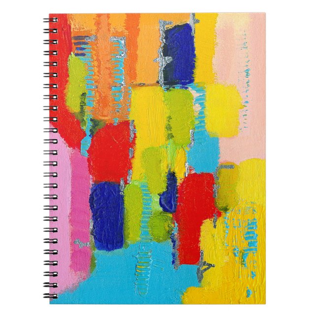 Cuaderno Pintura abstracta fantástica de Kris Taylor (Frente)