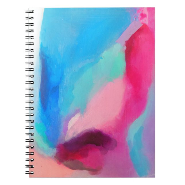 Cuaderno Pintura abstracta multicolor (Frente)