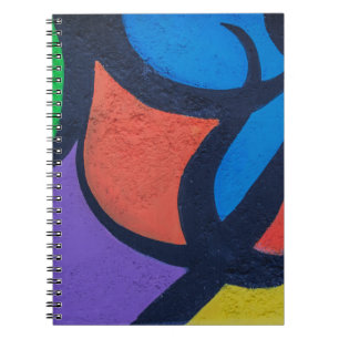 Cuaderno Pintura abstracta multicolor
