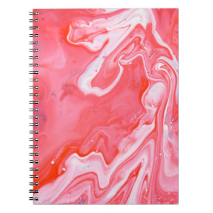 Cuaderno Pintura abstracta roja y gris