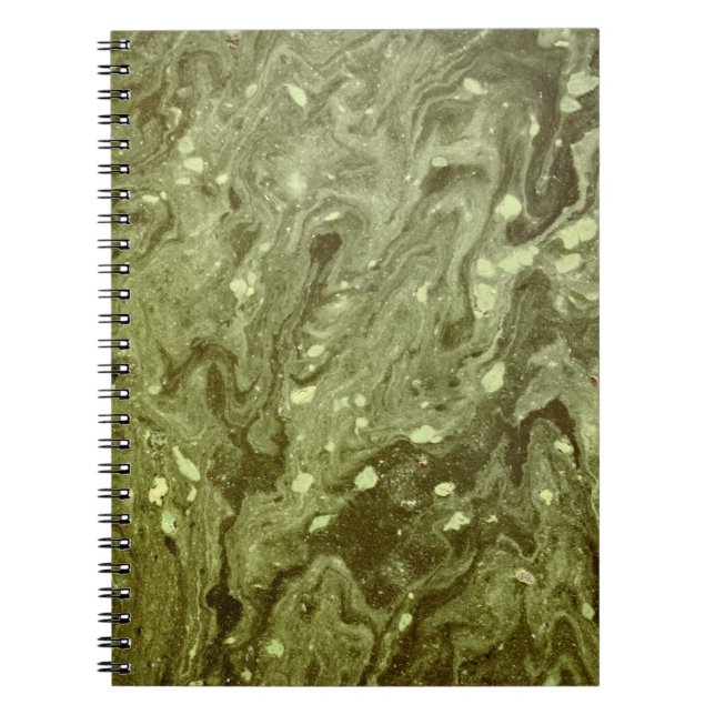 Cuaderno Pintura abstracta verde (Frente)