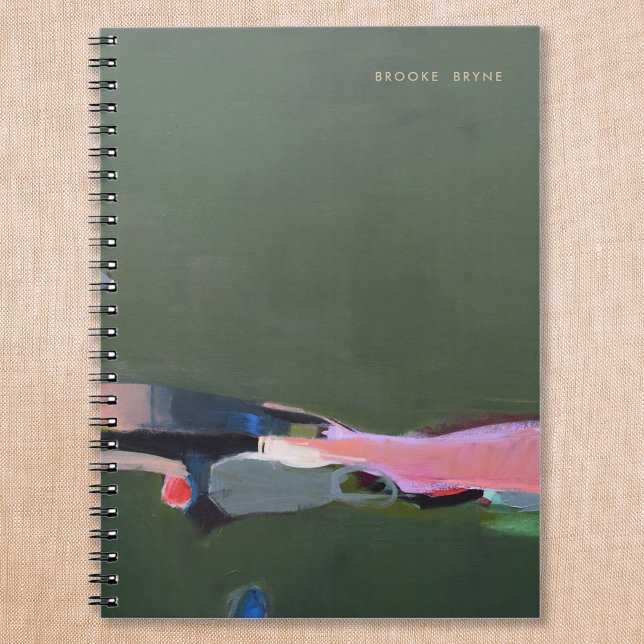 Cuaderno Pintura abstracta verde (Subido por el creador)