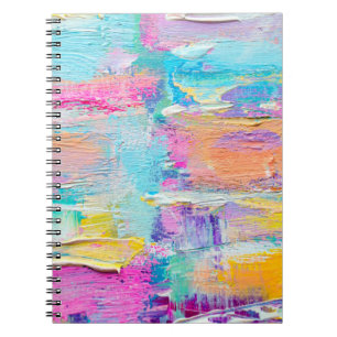Cuaderno Pintura acrílica dibujada a mano. Grupo artístico