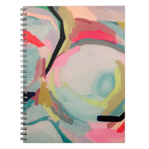 Cuaderno Pintura Acrílica Fluorescente Abstracta