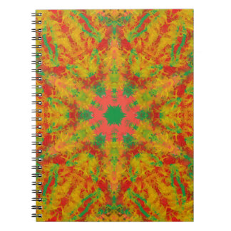 Cuaderno pintura acuarela círculo espiritual alienígena kal