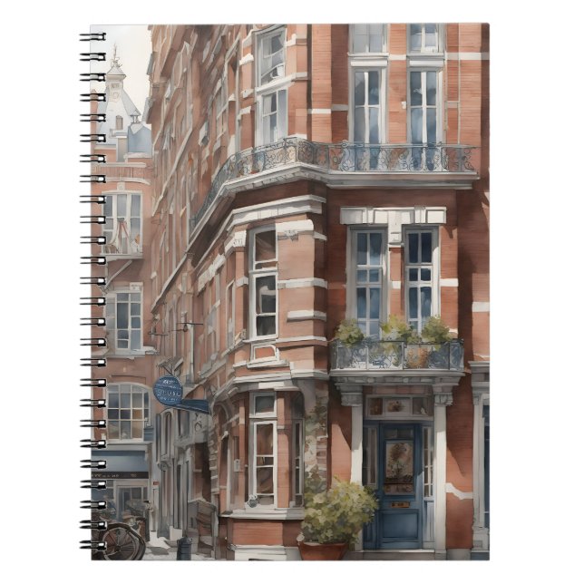 Cuaderno pintura acuarela de Amsterdam (Frente)