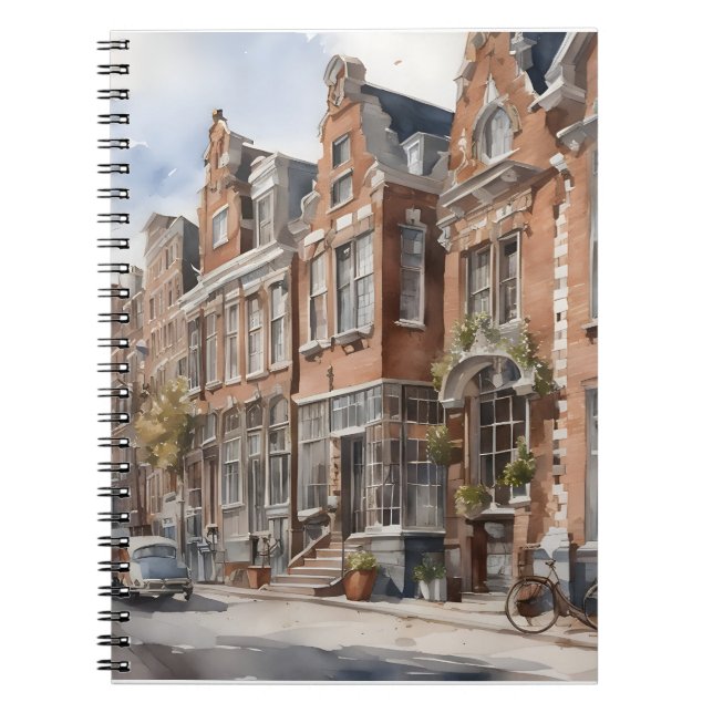 Cuaderno pintura acuarela de Amsterdam (Frente)