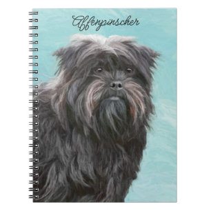 Cuaderno Pintura Affenpinscher - Arte Perro Original Cuto