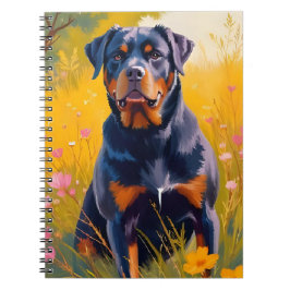 Cuaderno Pintura al Acuarela del Retrato de Mascota Perro R