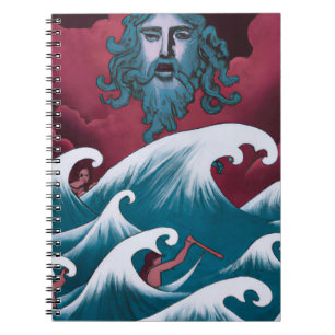 Cuaderno Pintura al óleo Neptuno Carmesí