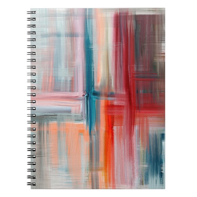 Cuaderno Pintura artística fina hecha a mano. Óleo sobre li (Frente)