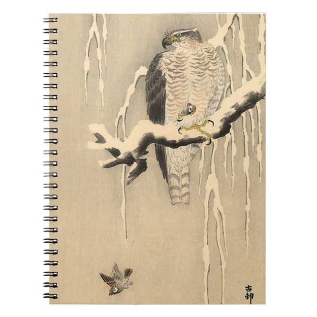 Cuaderno Pintura asiática de Goshawk (Frente)
