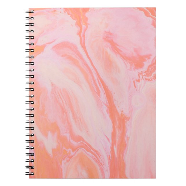 CUADERNO PINTURA AZUL Y BLANCA ABSTRACTA  (Frente)