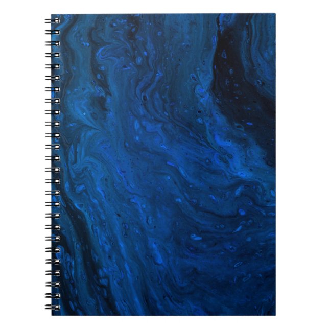 Cuaderno Pintura azul y negra (Frente)
