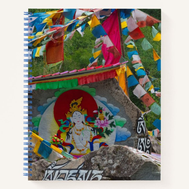 Cuaderno Pintura budista en rocas (Anverso)
